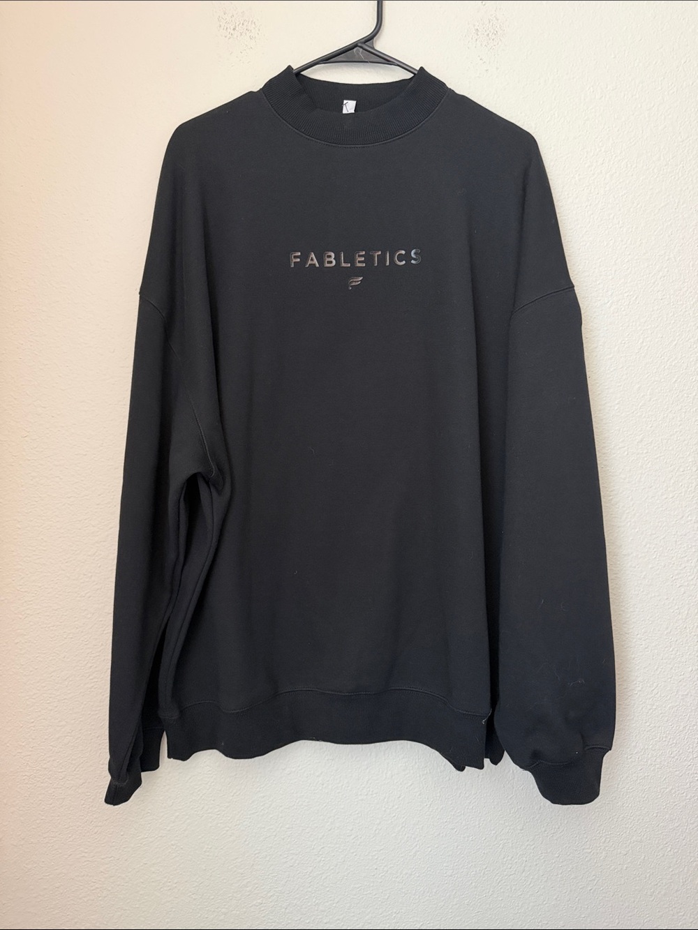 Fabletics Cozy Fleece Oversized Mock Neck Sweatshirt